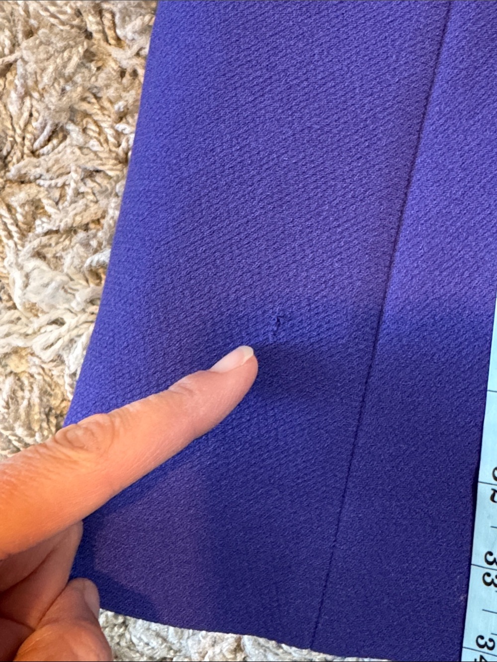 J.Crew Y2K Classic Purple Wool Blend Pea Coat size 4 - Picture 15 of 16